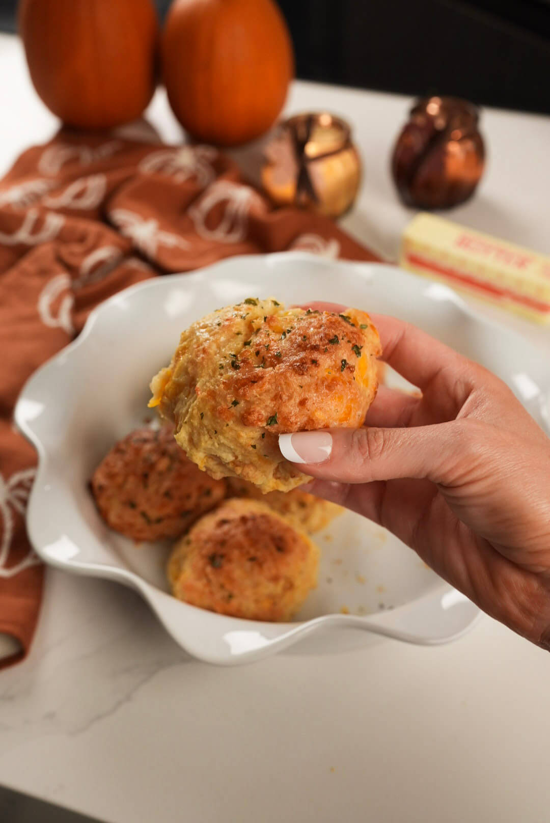 Apple Cider & Sharp Cheddar Biscuits